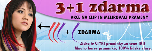 akce clip in 3+1 zdarma